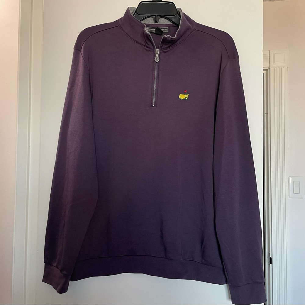 Clubhouse Collection men’s golf zip up sweater/sweatshirt